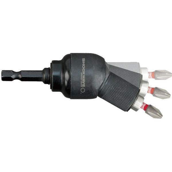 Milwaukee Shockwave Knuckle Vinkelskruefeste med bits