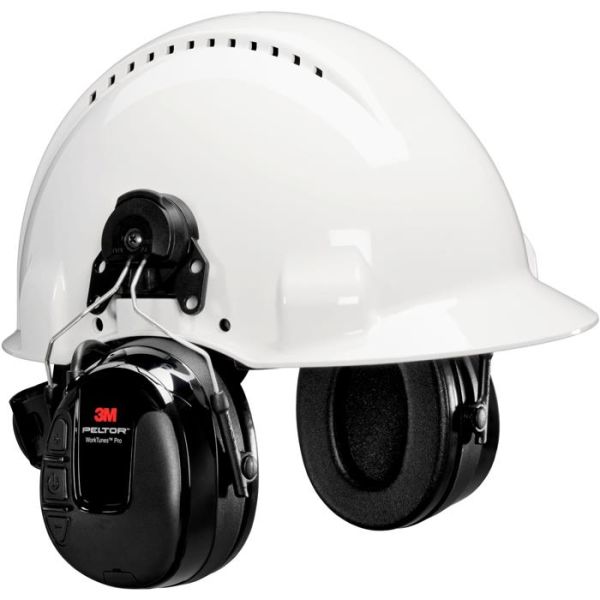 3M Peltor WorkTunes Pro Hørselsvern med hjelmfeste