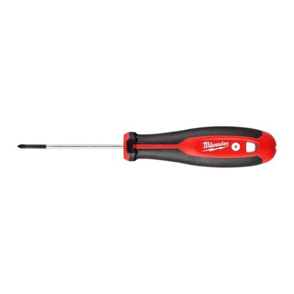 Milwaukee Tri-Lobe Skrutrekker 3-sidig antirullhåndtak PH0 x 75 mm