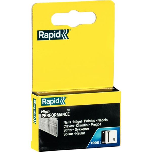 Rapid Nr 8 Dykkert rustfri 30 mm, 1000-pakning