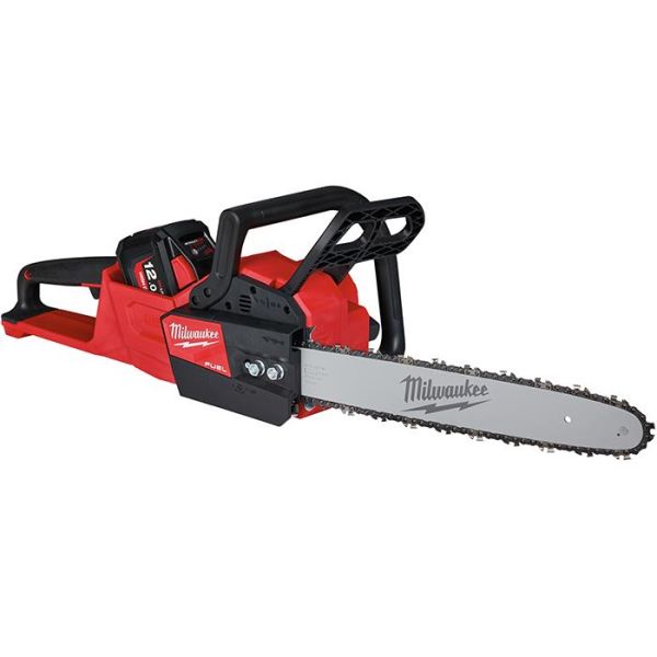 Milwaukee M18 FCHS-121B Kjedesag med 12,0Ah batteri og lader