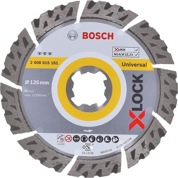 Bosch Best for Universal Diamantkappskive X-LOCK 115 × 22,23 × 2,2 × 12 mm