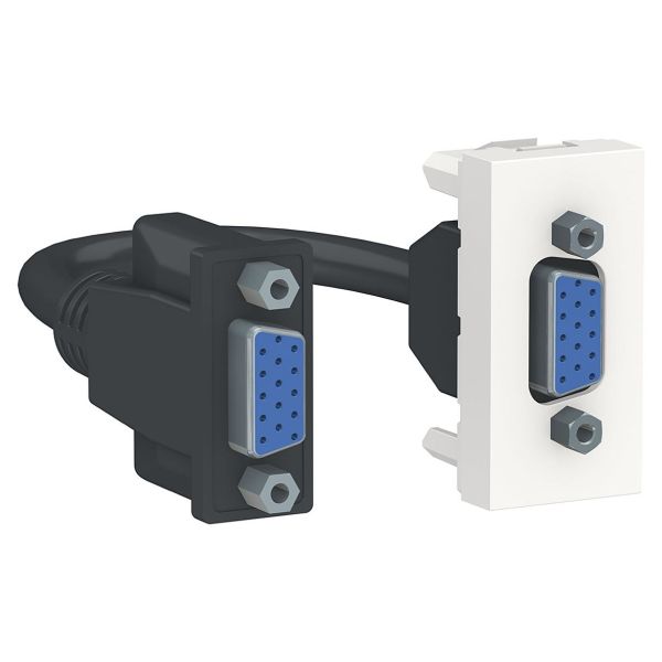Schneider Electric NU343218 VGA-uttak for montering i Unica sysm+