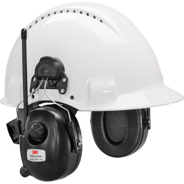 3M Peltor DAB+ FM Radio Hørselsvern med hjelmfeste