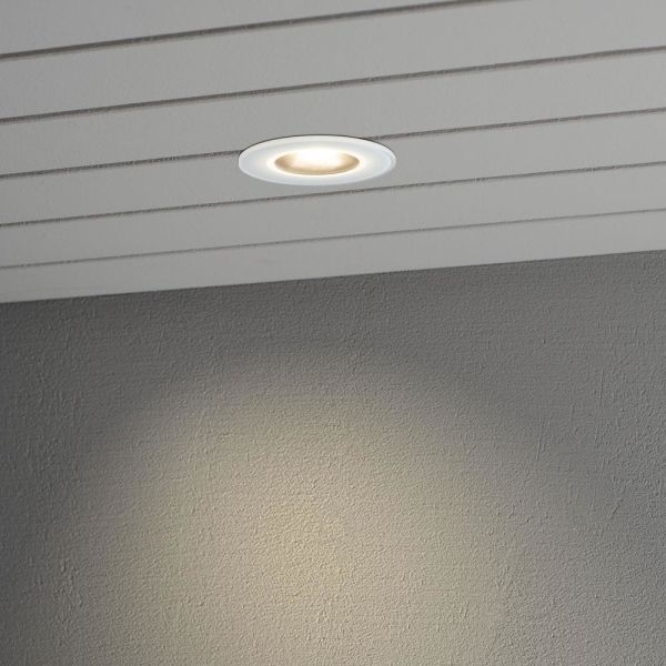 Konstsmide Maavalo Takspotlight 6 W, LED Hvit