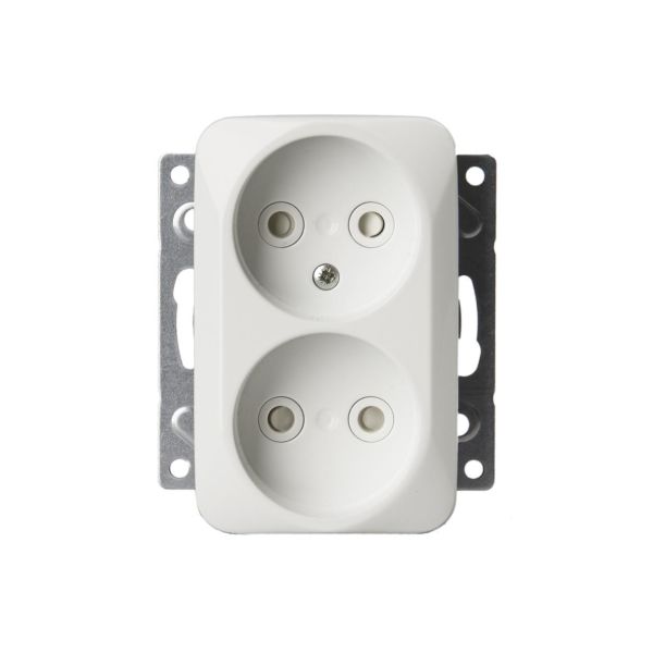 ABB 302UC Vegguttak 2-veis, innfelt, ujordet