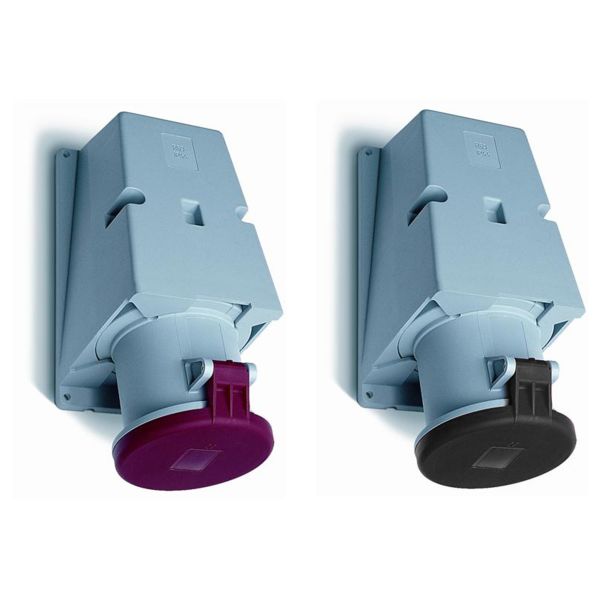 ABB 2CMA167498R1000 Vegguttak IP44, 4-polet, 63 A Rød