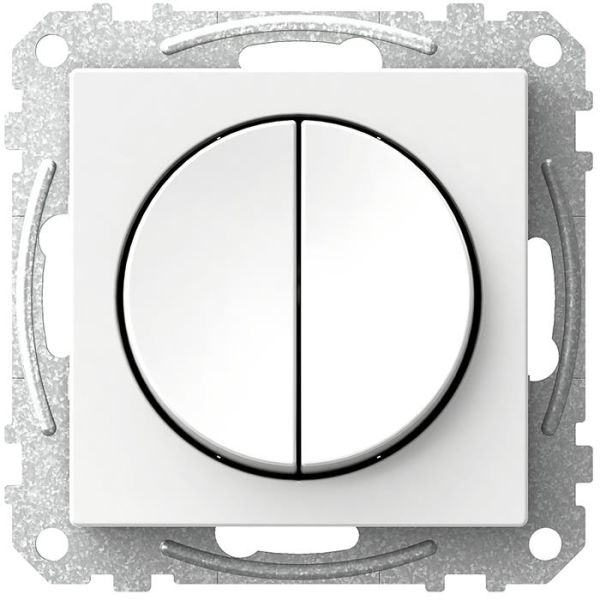 Schneider Electric Exxact WDE002316 Strømbryter rund vippe, krone, hvit