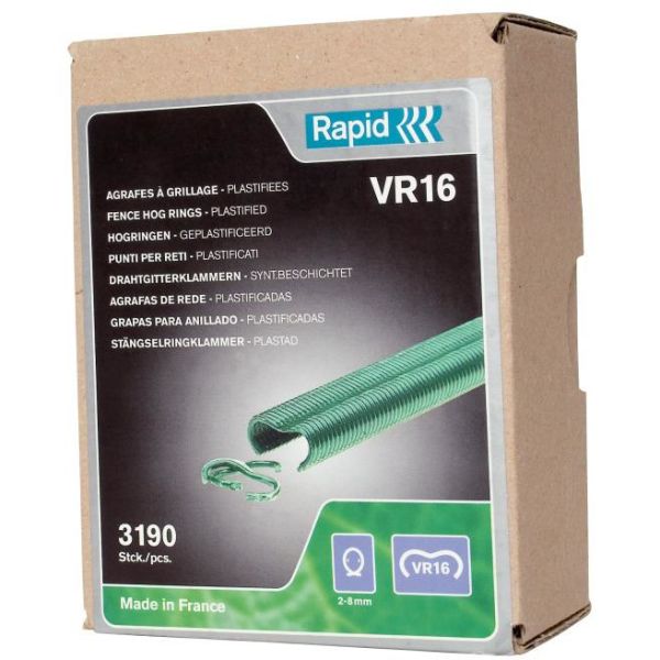 Rapid VR16 Rundklammer grønn 3190-pakning