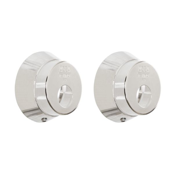 ASSA 3212S Sylindertilbehør for rund sylinder Blankkrom