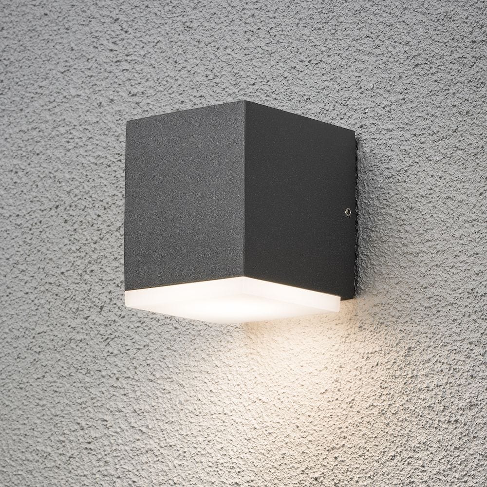 Konstsmide Vegglampe Monza 6W "High Power" LED Dark Gray
