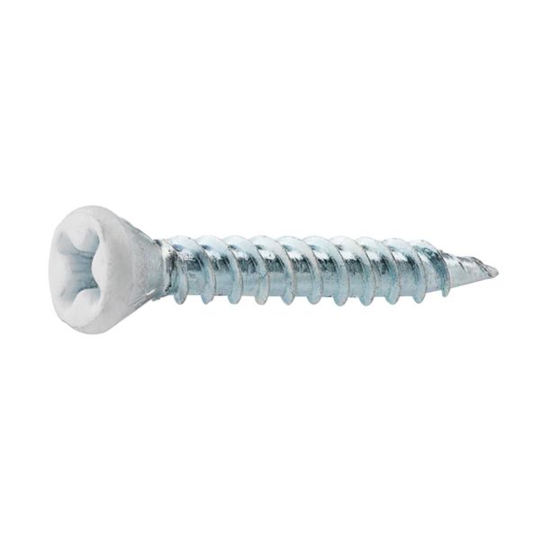 Grabber 104108 Sokkelskrue 16J-VIT 3,8 x 28 mm, 1000-pakning
