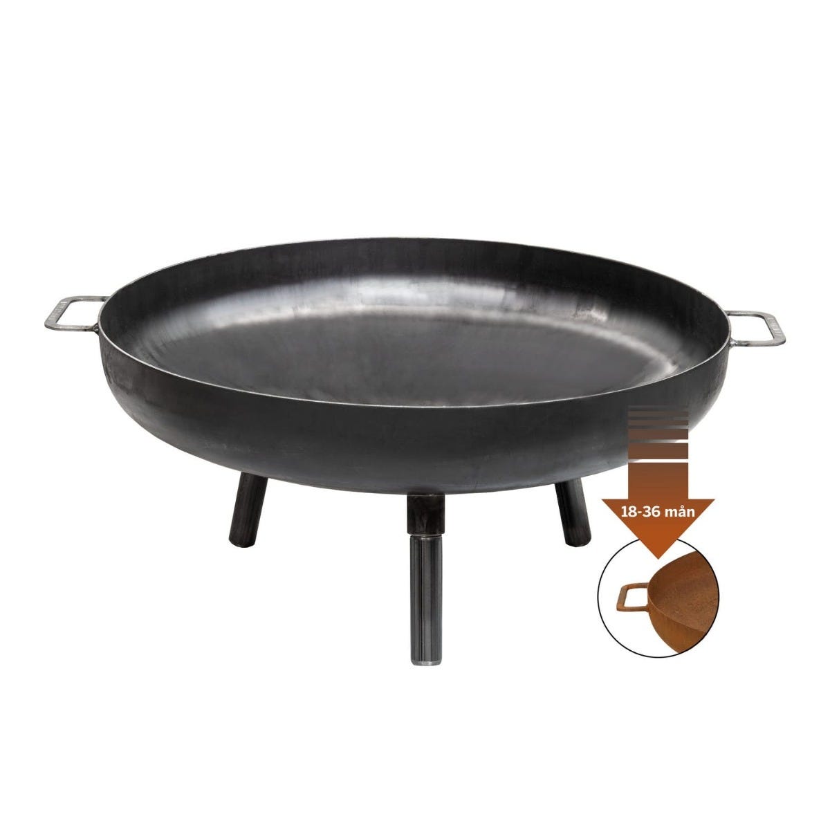 Muurikka Bålfat 70 Corten