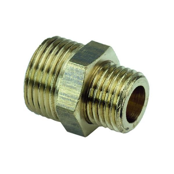 Ezze 3006069112 Sekskantnippel metall, utv gjenge G10 x G8