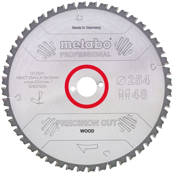 Metabo 628056000 Sagklinge 315 x 30 mm 48T