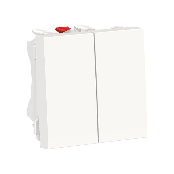 Schneider Electric NU321318F Strømstiller dobbeltrapp, hvit