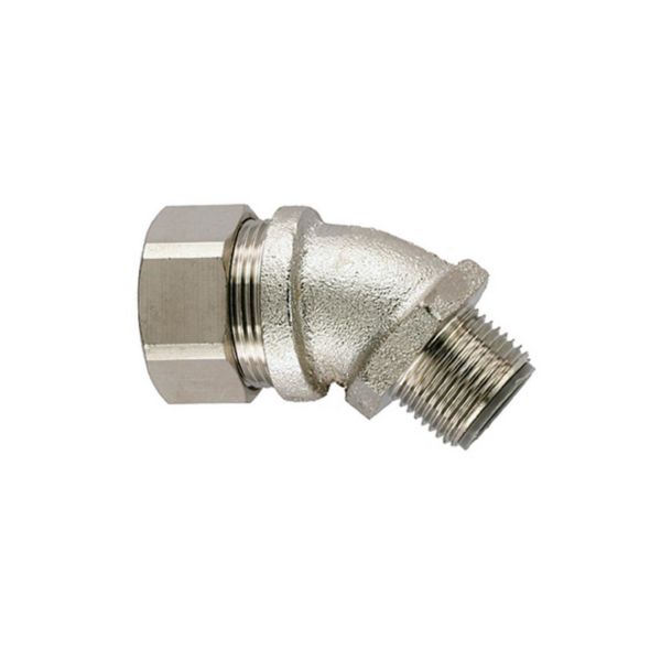 Hellermann Tyton 166-32500 Kompresjonskobling 45° vinklet, LTS-45FMC Nominell Ø 16 mm