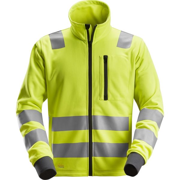 Snickers 8036 AllroundWork Fleecejakke varsel, gul XS