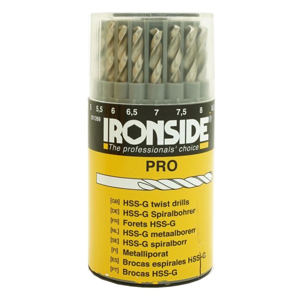 Ironside 201269 Borkassett 19 stk. bor, 1–10 mm