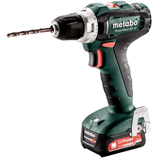 Metabo PowerMaxx BS 12 Borskrutrekker med batteri og lader