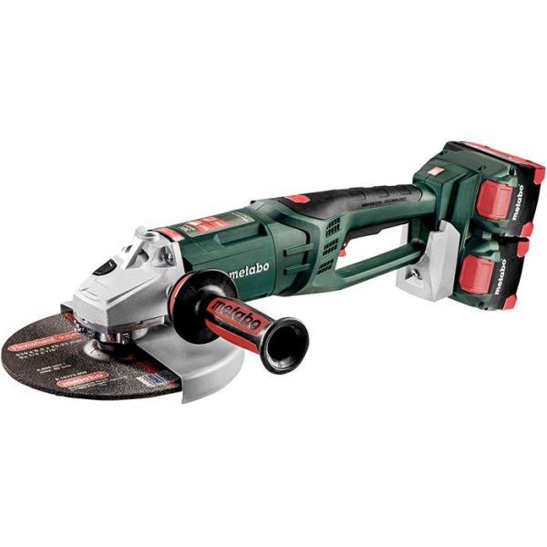 Metabo WPB 36-18 LTX BL 230 Vinkelsliper med koffert, 8,0Ah-batterier og lader