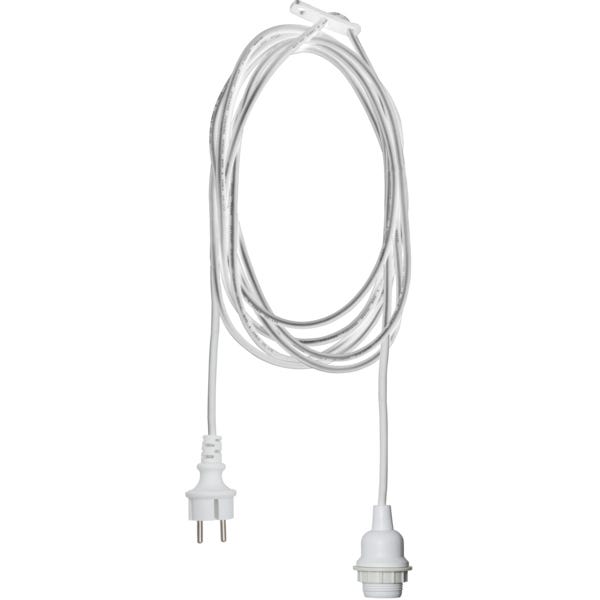 Star Trading Kabel E27 Ute Hvit
