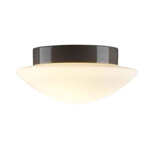 Ifö Electric Solhem Takarmatur 13 W, IP44, rett Grå