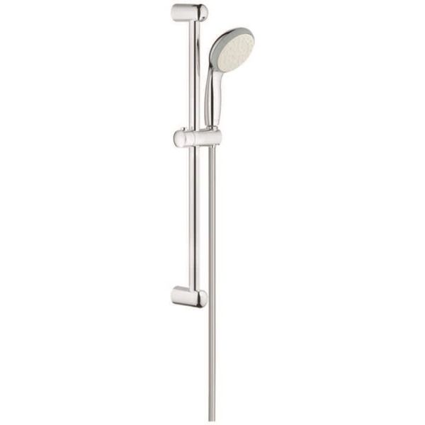Grohe Vitalio Go 100 Dusjsett Ø 100 mm, 1-strålet, krom, 1,75 m slange