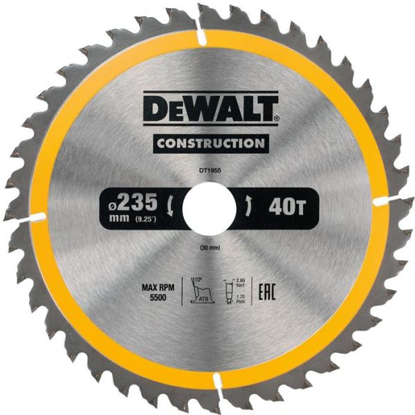 Dewalt DT1951 Sagklinge 24T, 184x20mm