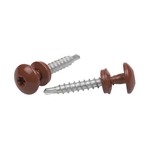 Ejot 860383 Byggskrue SAPHIR IQ, UTV-C3 4,8 x 20 mm/Ø, OKSIDRØD 3009 250-pakning