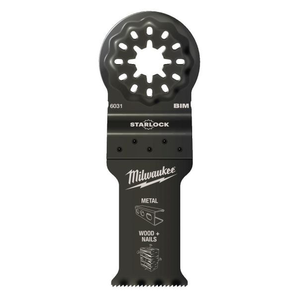 Milwaukee SL BIM WM28X47 Stikksagsklinger 28 x 47 mm, Starlock 1-pakning