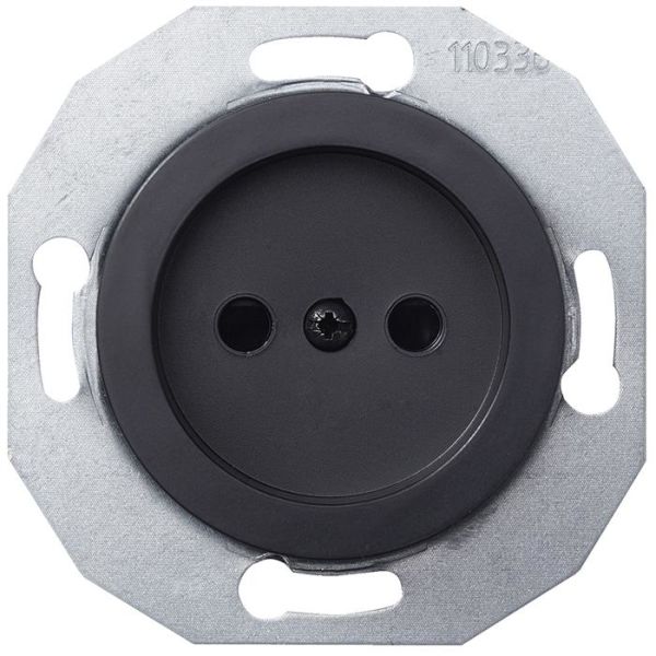 Schneider Electric Renova WDE011301 Vekkuttak uten ramme, ujordet, 1-veis Svart
