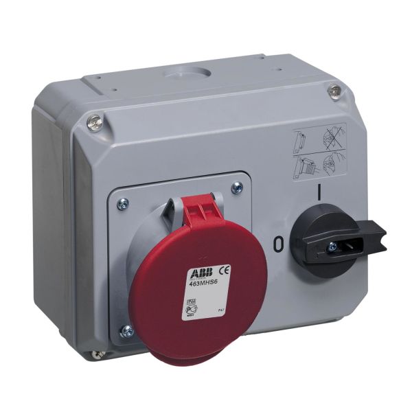 ABB 2CMA167727R1000 Vegguttak IP44, 63 A, 400 V 4p+J