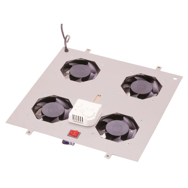 Eurolan 60A-90-04-07GY Viftepakke 220–240 V, for gulvskap 4 vifter