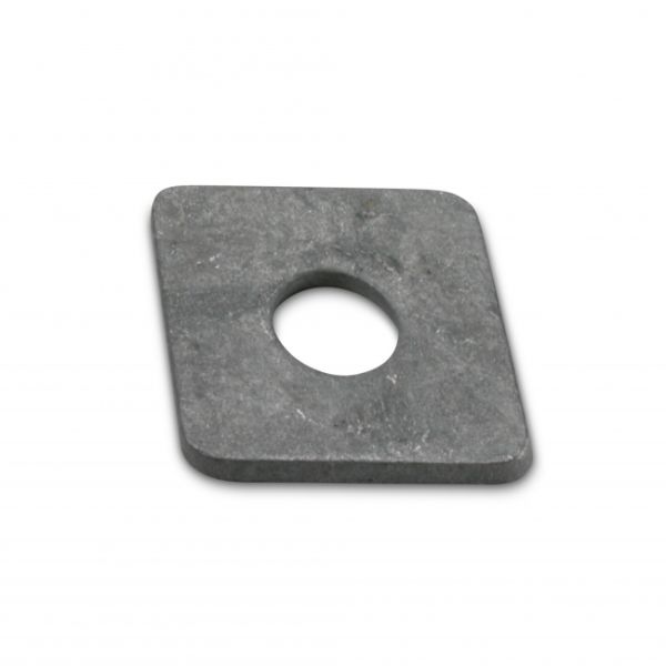 Heco 9605220 Firkantskive S4B, varmgalvanisert 7 x 20 x 2 mm, 10-pakning
