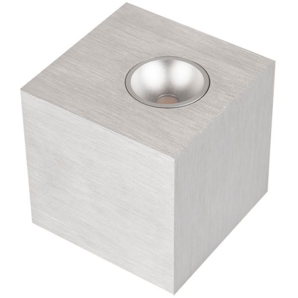 Hide-a-Lite Brick Multi II Veggarmatur 5,5 W, 3000 K, alufinish