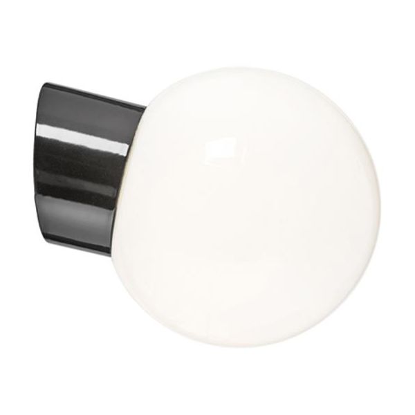 Ifö Electric 6045-840-16 Veggarmatur blank, skrå, IP54, LED Svart