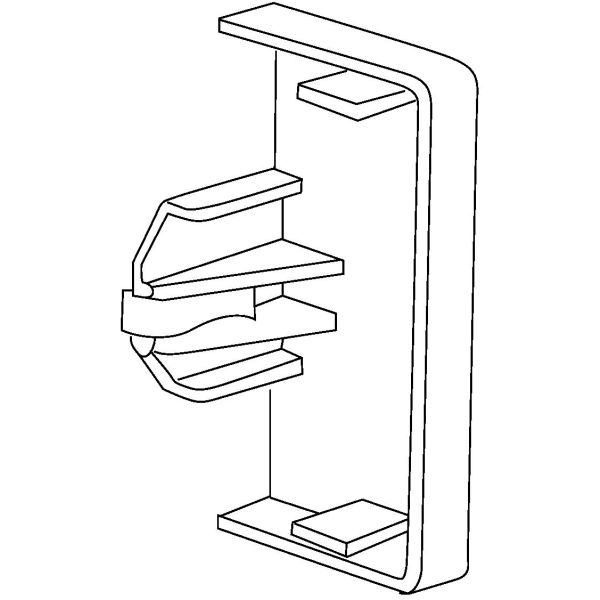 Schneider Electric 5401311 Endestykke 90°, halogenfri 10 x 20 mm