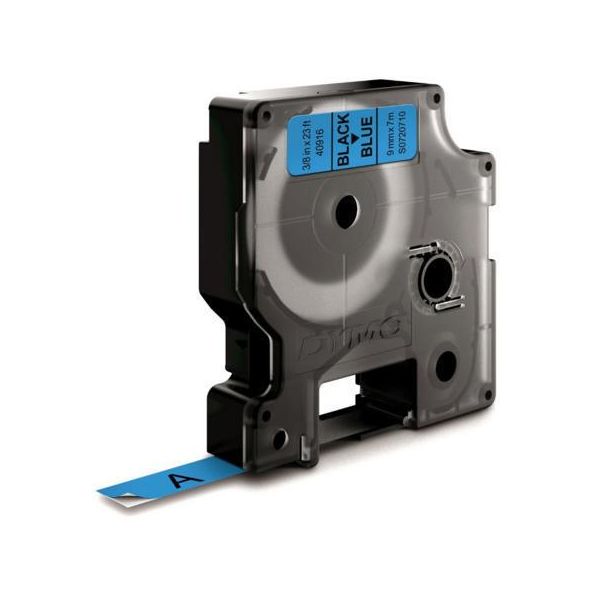 DYMO Standard D1 Teip 9mm Svart på blått