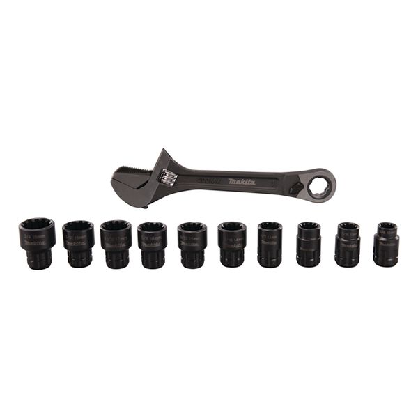 Makita B-65458 Skiftenøkkelsett med 10 stk. piper