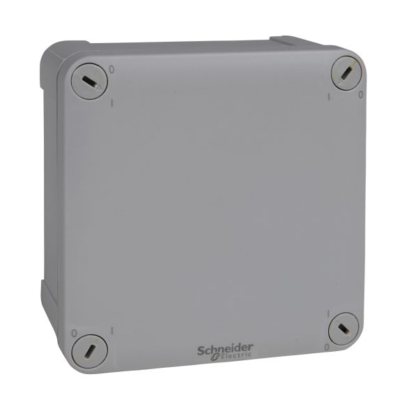 Schneider Electric ENN05045 Koblingsboks grå, glatt, utvendig 105 x 105 x 55 mm