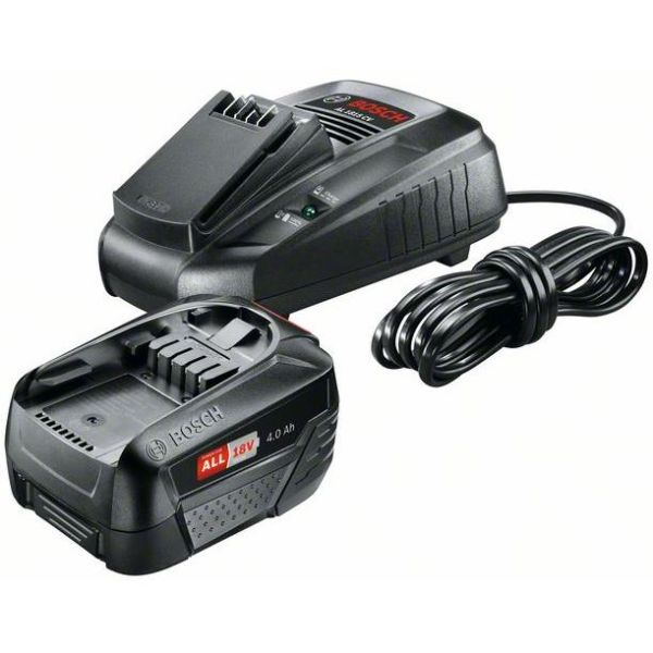 Bosch DIY AL 1815 + 4,0Ah Ladepakke 4,0 Ah-batteri og lader