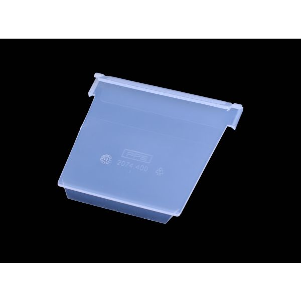 PPS 2074400 Avdeler vinklet, transparent Type 2074: 150x150 mm, 10-pakning