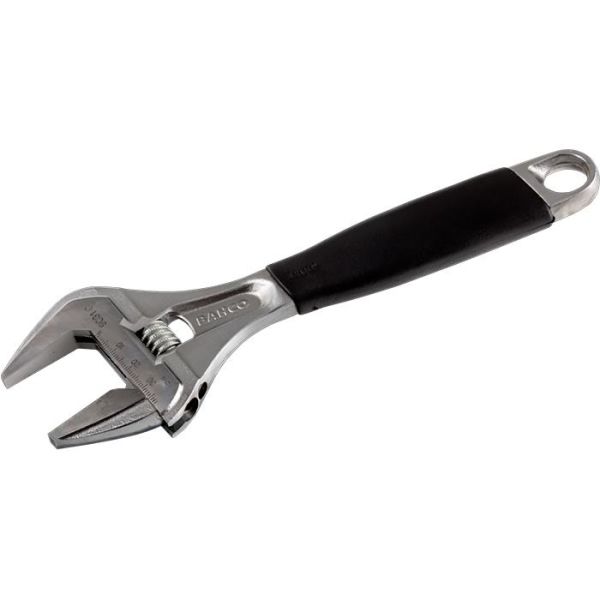 Bahco 9029 C Skiftenøkkel forkrommet, bredere kjeveåpning 170 mm