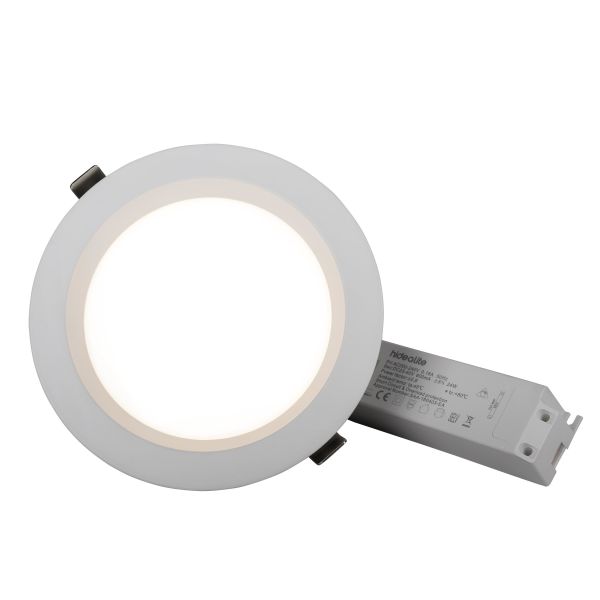 Hide-a-Lite DL Plano Basic Downlight hvit Ø190 mm