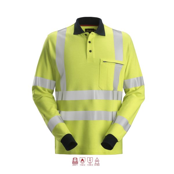Snickers 2661 ProtecWork Skjorte varsel, gul XS