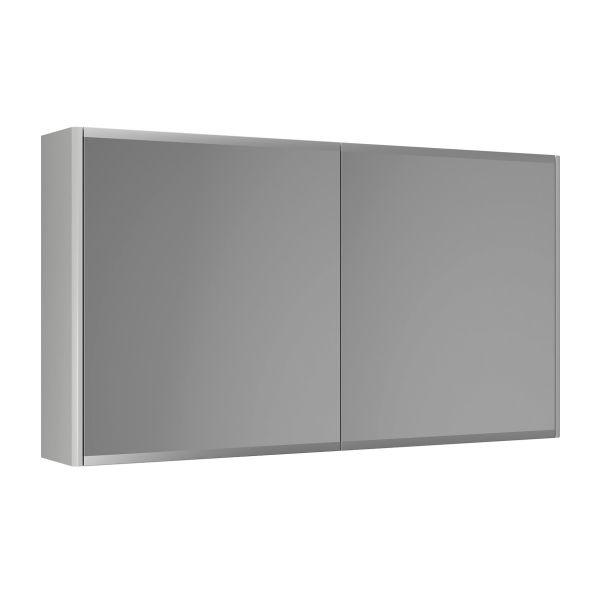 Gustavsberg Graphic Speilskap 100 cm, dobbeltsidig Grå