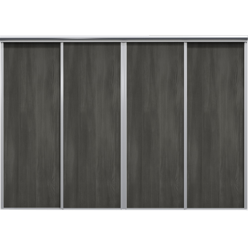Mix Skyvedør Black wood 2800 mm 4 dører