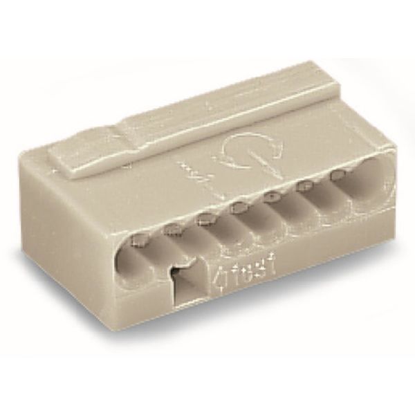 Wago 243-308 Klemme 7 x 10 x 18 mm, 50-pakning Lysegrå