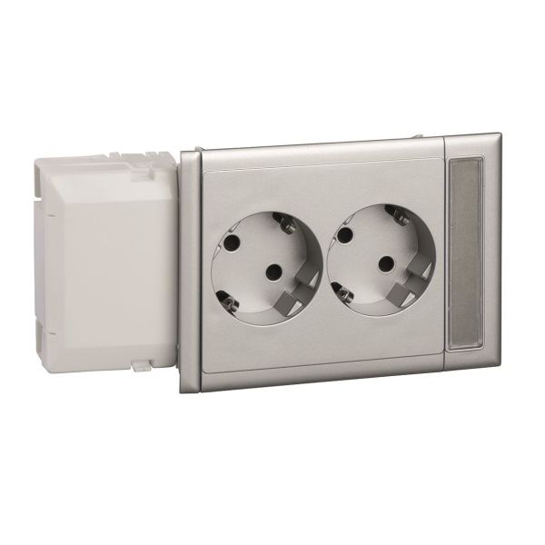 Schneider Electric 5940023 Masteruttak 2-veis Aluminium